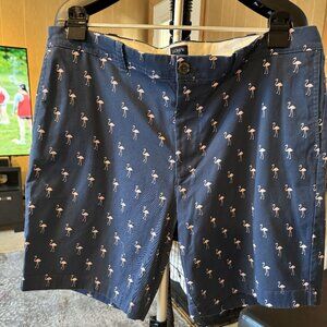 J.Crew Flamingo Print Chino Shorts - Like New - Size 38